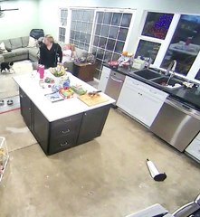 Bear Is Easily Scared By Faucet