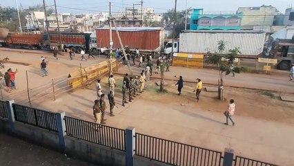 मुख्यमंत्री का निवास घेरने सांसद के नेतृत्व में पहुंचे सैकड़ों भाजपाई