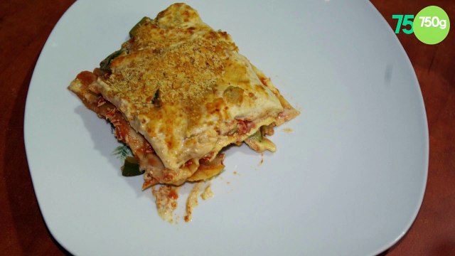 Lasagnes végétarienne aux courgettes.