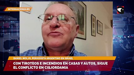 Con tiroteos e incendios en casas y autos, sigue el conflicto en Cisjordania