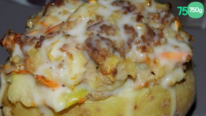 Pommes de terre farcies à la cancoillotte