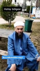 Hristiyanların kurduğu yardım çadırının başında video çekip hedef gösterdiler