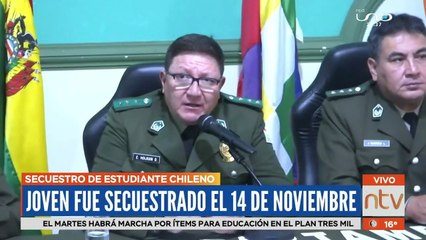 Aprehendieron al chofer implicado en el secuestro del estudiante chileno