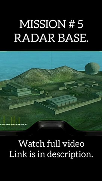 RADAR BASE - MISSION # 5 - PROJECT IGI. #shorts