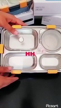 Preminum Quality Stainless Steel Two section Lunch Boxes