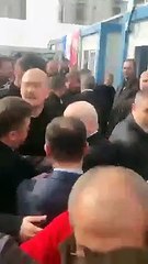 Devlet Bahçeli, Elbistan'da depremzedelere tepki gösterdi