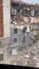 Derribo del número 19 de la calle Concepción