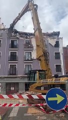 Reducen a escombros el número 19 de la calle Concepción