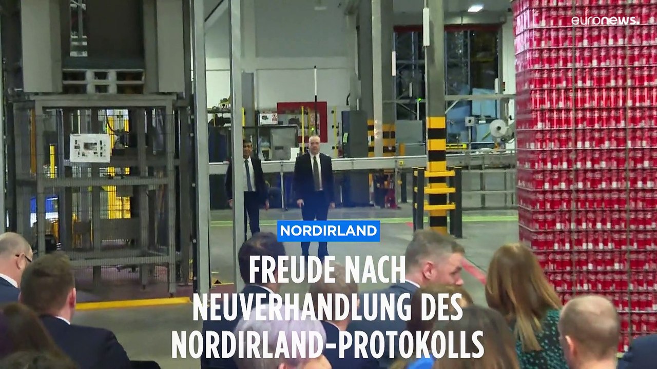 Rushi Sunak: 'überglücklich' nach Neuverhandlung des Nordirlandprotokolls