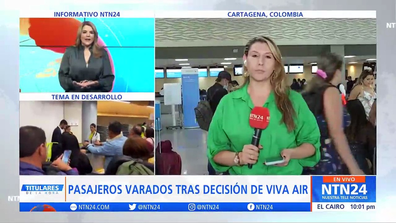 Cientos de pasajeros varados en aeropuertos