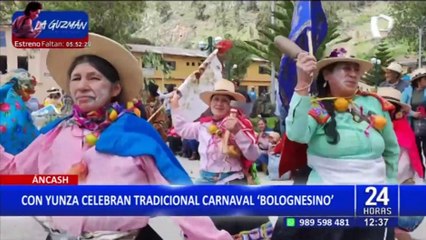 Áncash: con Yunza celebran tradicional ‘carnaval bolognesino’