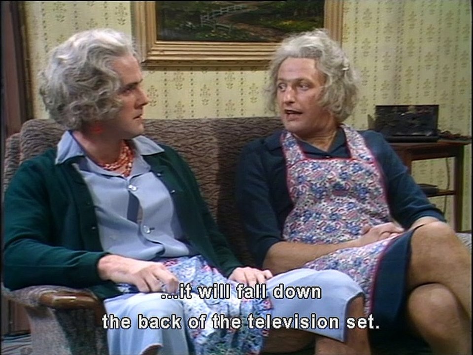 Monty Python's Flying Circus - Exploding Penguin on the TV Set Sketch ...