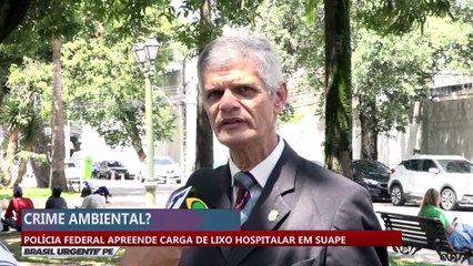 Polícia Federal apreende carga de lixo hospitalar em Suape