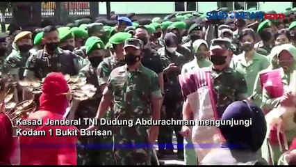 Kunjungi Kodam Bukit Barisan, Kasad Minta Prajurit Jangan Melanggar Hukum