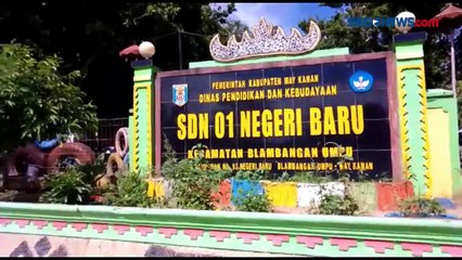 Anak-anak Antusias Ikuti Vaksinasi di SDN 01 Negeri Baru, Way Kanan