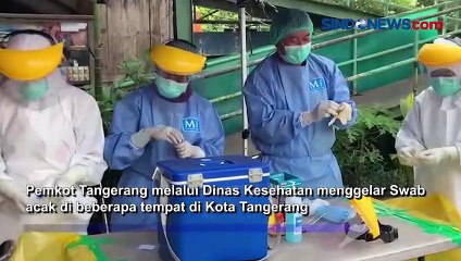 Antisipasi Omicron, Swab Acak Digelar di Dua Pasar di Kota Tangerang