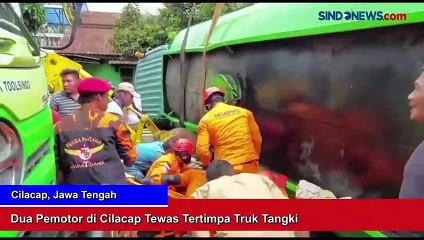 Dua Pemotor di Cilacap Tewas Tertimpa Truk Tangki