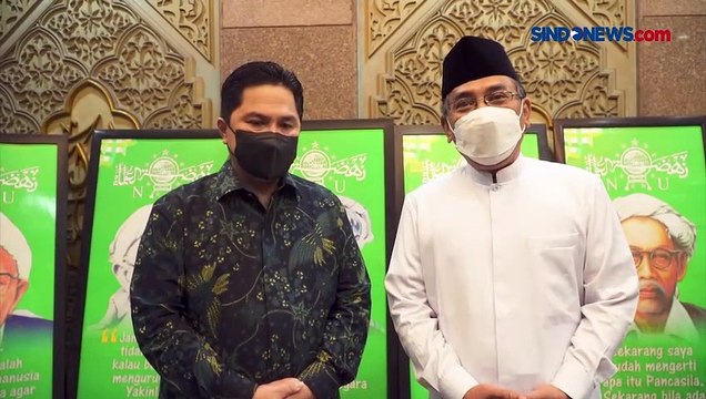 Temui Ketua PBNU, Erick Thohir: BUMN Berkomitmen Melanjutkan Sinergitas dengan PBNU