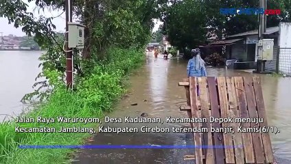 Intensitas Hujan Tinggi dan Buruknya Drainase Sebabkan Banjir di Cirebon