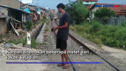 Tak Dengar Teriakan Warga, Pemulung Tewas Tertabrak Kereta di Cilegon