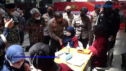 Kunjungi Vaksinasi Siswa SD, Kapolda Jateng Semangati Anak Berani Divaksin