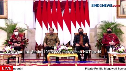 HUT PDIP ke-49, Megawati Harap PDIP Eksis Selama Indonesia Ada