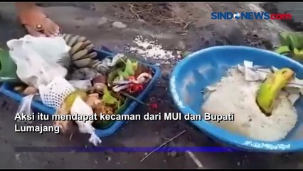 Viral Pria Berjenggot Tendang Sesajen di Gunung Semeru, MUI Angkat Bicara