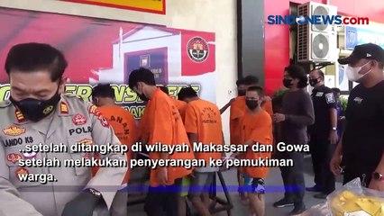 Termakan Berita Hoaks, Belasan Remaja Serang Pemukiman Warga di Makassar