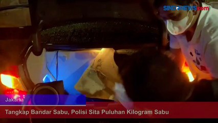 Tangkap Bandar Sabu, Polisi Sita Puluhan Kilogram Sabu