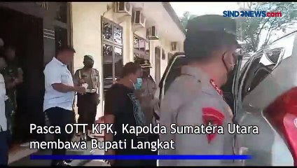 Pasca OTT KPK, Kapolda Sumut Dampingi Bupati Langkat Menuju Kantor Polisi