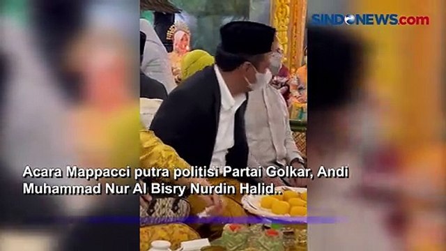 Keakraban Anies Baswedan dan Amran Sulaiman di Acara Mappaci Putra Nurdin Halid