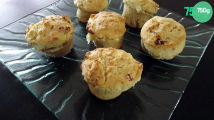 Muffins chévre bacon