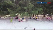 Pesona Pantai Takari di Bangka, Cocok untuk Liburan Keluarga