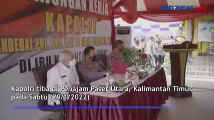 Pastikan Proses Pembangunan Berjalan Lancar, Kapolri Tinjau Lokasi IKN