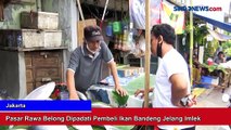 Jelang Imlek, Pasar Rawa Belong Dipadati Pembeli Ikan Bandeng