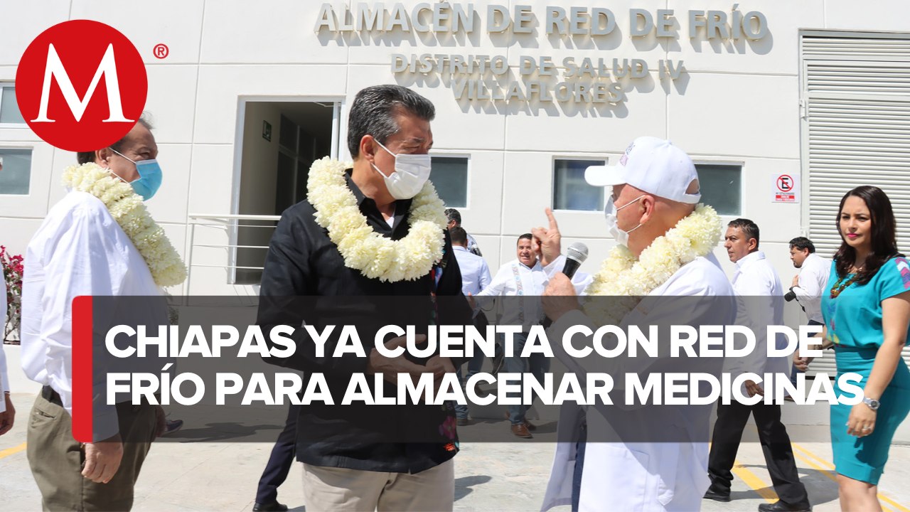 Rutilio Escandón inauguró la "Red de frío" en Villaflores, Chiapas