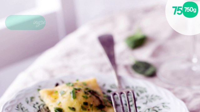 Raviolis aux pousses d’épinard et ricotta
