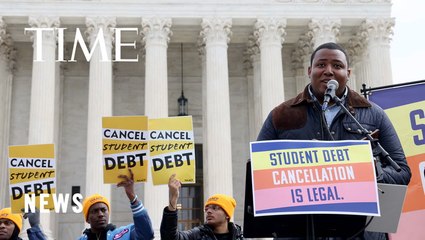 Students Protest as Supreme Court Weighs Biden Student Loan Plan