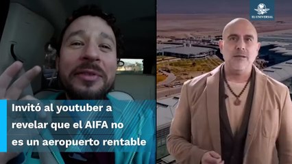 Héctor Suárez Gomís arremete contra Luisito Comunica por video del AIFA