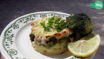 Hachis au poulet et au brocolis