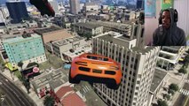 GTA 5 FUNNY MOMENTS - EPIC STUNTS, RACES & AQUIBTV MOTHER (GTA V ONLINE)