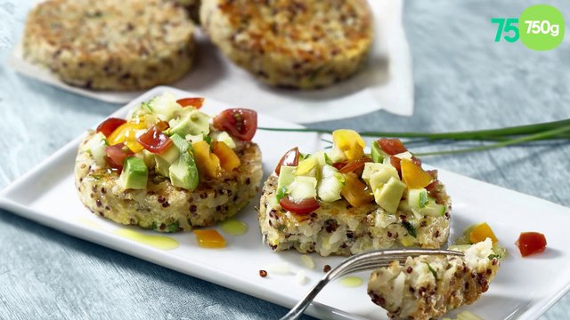 Petites galettes quinoa et riz