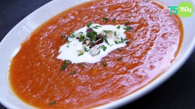 Velouté de butternut aux noisettes