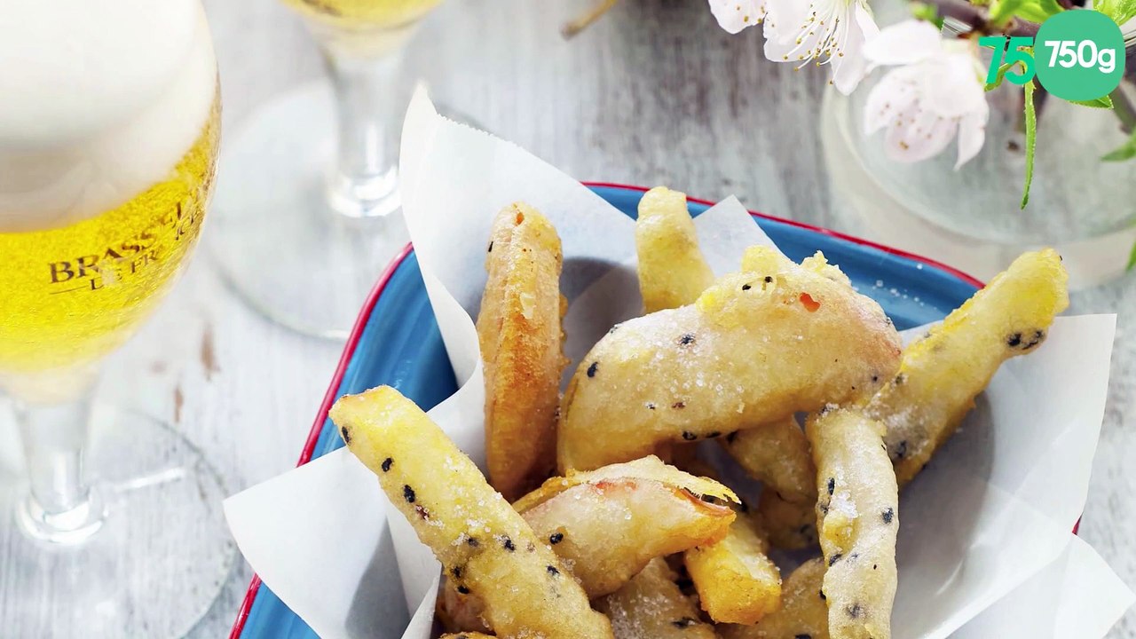 Tempura de pommes