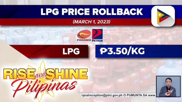 Bawas-presyo sa LPG, ipinatupad ngayong araw