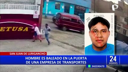SJL: joven baleado por delincuentes fue operado y se encuentra estable