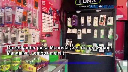 Jadi Langganan Pembalap MotoGP Beli Pulsa, Omzet Konter Pulsa Moonstar Cell Lombok Melejit