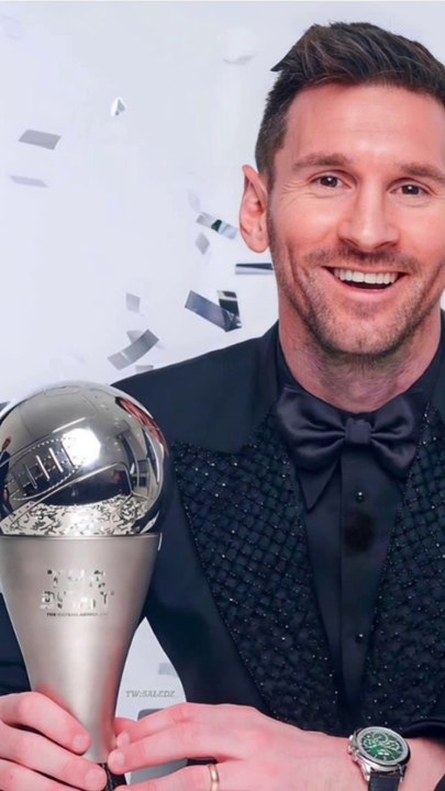 messi won the best fifa men's player award #shorts #leo #football #fifa #youtubeshorts #viral #messi