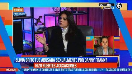 Danny Frank responde a Livia Brito tras acusarlo de abusarla