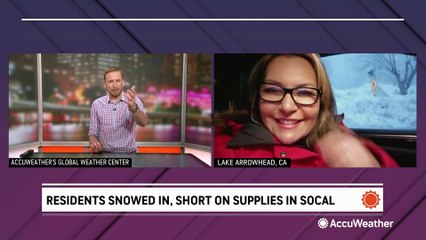 'It just didn't stop:' California resident describes being snowed in